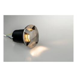 Netlighting HUMMER Outdoor LED Recessed Floor & Decking Steel IP67 10.5x14.4cm in Grey - Size: 10.5x14.4 cm - thumbnail 2