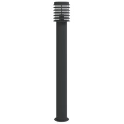 Berkfield Home Outdoor Floor Lamps 3pcs Black 110cm Stainless Steel - thumbnail 4