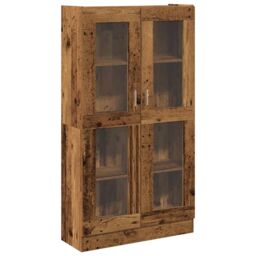 Berkfield Home Highboard Old Wood 82.5x30.5x150 cm Engineered Wood in Brown - thumbnail 2