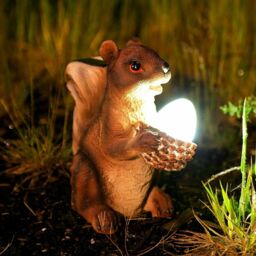 Marco Paul Solar Power Red Squirrel Light - thumbnail 1