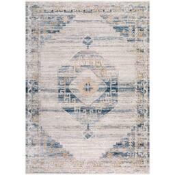 Livabliss Fifth Avenue-Vintage Grey Brown Green Traditional Fringe Living Rug - Size: 200 cm x 275 cm - thumbnail 2
