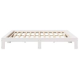 Berkfield Home Bed Frame without Mattress White 180x200 cm Super King Solid Wood Pine - thumbnail 5