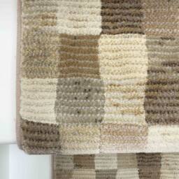 runrug Stair Runner Carpet - Soft & Comfortable, 0.43 Inch - 'Eclipse' in Beige - Size: 66 cm x 540 cm - thumbnail 2