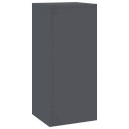 Berkfield Home Outdoor Plant Stands Pillar 2 pcs Anthracite 24x24x55 cm Steel in Charcoal - Size: 24 x 24 x 55 cm - thumbnail 5