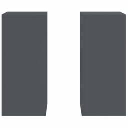 Berkfield Home Outdoor Plant Stands Pillar 2 pcs Anthracite 24x24x55 cm Steel in Charcoal - Size: 24 x 24 x 55 cm - thumbnail 6