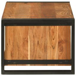 Berkfield Home Coffee Table 90x50x38 cm Solid Wood Acacia in Brown - Size: 90 x 50 x 38 cm - thumbnail 4