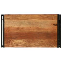 Berkfield Home Coffee Table 90x50x38 cm Solid Wood Acacia in Brown - Size: 90 x 50 x 38 cm - thumbnail 5