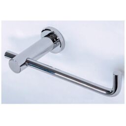 Luxury Living Coma Bathroom Toilet Roll Paper Holder in Silver - thumbnail 3