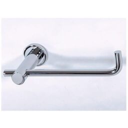 Luxury Living Coma Bathroom Toilet Roll Paper Holder in Silver - thumbnail 2