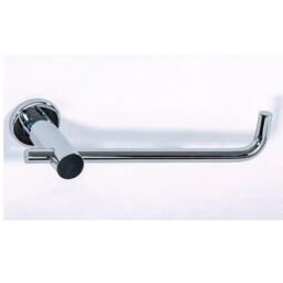 Luxury Living Coma Bathroom Toilet Roll Paper Holder in Silver - thumbnail 4