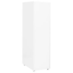 Berkfield Home Mobile File Cabinet White 28x41x109 cm Metal - Size: 28 x 41 x 109 cm - thumbnail 4