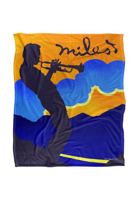 Miles Davis Sunset Silky Touch Super Soft Throw Blanket 152 X 127 cm in White - image 1