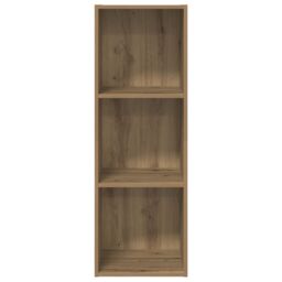 Berkfield Home TV Cabinet Artisan oak 37 x 37 x 107 cm Engineered wood in Brown - thumbnail 7