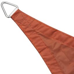 Berkfield Home Sunshade Sail Oxford Fabric Square 3.6x3.6 m Terracotta in Brown - thumbnail 3