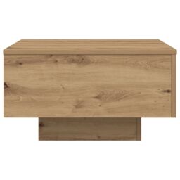 Berkfield Home Coffee Table with LED Lights Artisan Oak 55x55x31 cm in Brown - Size: 55 x 55 x 31 cm - thumbnail 6