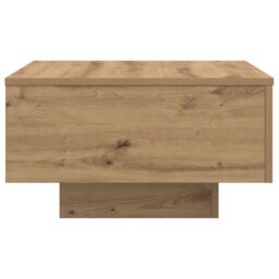 Berkfield Home Coffee Table with LED Lights Artisan Oak 55x55x31 cm in Brown - Size: 55 x 55 x 31 cm - thumbnail 7