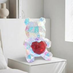 Garden Greatness Starlightz LED Teddy Heart Decorative Lamp in Beige - thumbnail 2