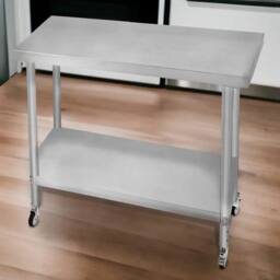 Monstershop KuKoo Work Table - 90cm x 60cm x 86cm in Silver - Size: 90 cm x 60 cm x 86 cm - thumbnail 5