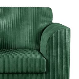 Furnishings For Less UK Luxor Jumbo Cord Fabric Armchair in Green - thumbnail 4