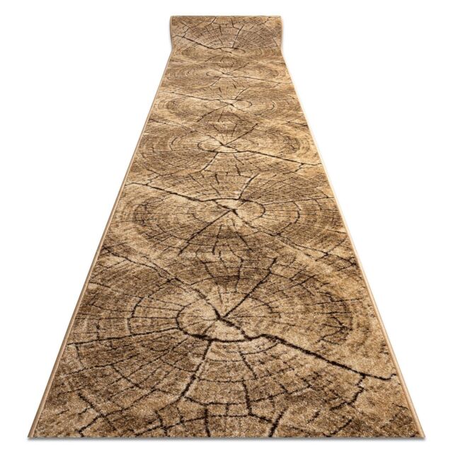 RugsX Karmel Tronko Runner in Brown - Size: 120 cm x 320 cm - image 1