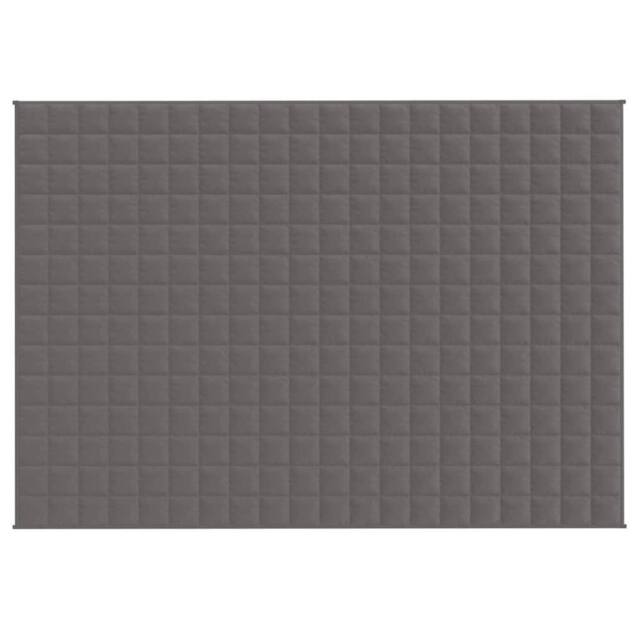 Berkfield Home Weighted Blanket Grey 138x200 cm Single 10 kg Fabric - image 1