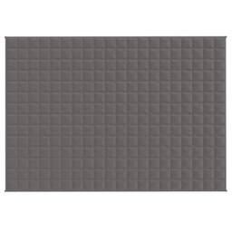 Berkfield Home Weighted Blanket Grey 138x200 cm Single 10 kg Fabric