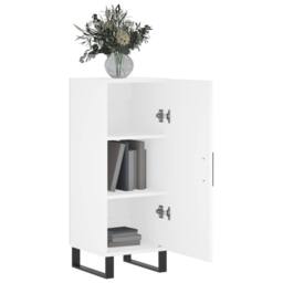 Berkfield Home Sideboard White 34.5x34x90 cm Engineered Wood - thumbnail 4