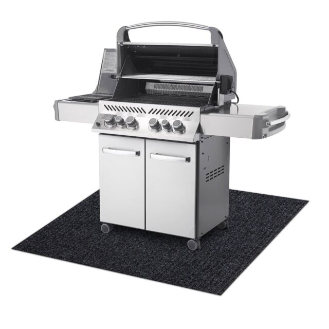 RugsX Protective Grill Mat Rug in Metallics - Size: 120 cm x 150 cm - image 1