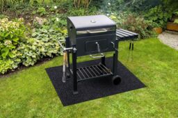 RugsX Protective Grill Mat Rug in Metallics - Size: 120 cm x 150 cm - thumbnail 4
