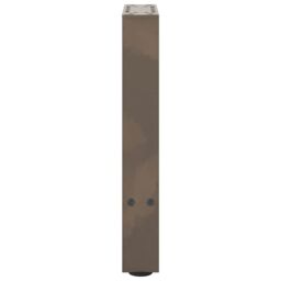 Berkfield Home Coffee Table Legs Natural Steel 2 pcs 28x(42-43) cm Steel in Grey - thumbnail 6