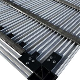 Nicoman Aluminium Barrier Dirt-Trapper Door Mat Carpet Brush 60cm x 40cm in Grey - Size: 40 cm x 60 cm - thumbnail 4