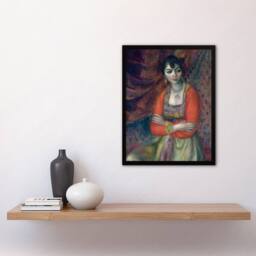 Artery8 Armenian in Traditional Taraz Glackens Framed Wall Art Print - Size: A4 - thumbnail 4