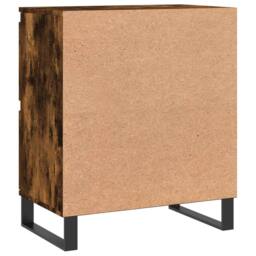 Berkfield Home Sideboard Smoked Oak 60x35x70 cm Engineered Wood in Brown - Size: 60 x 35 x 70 cm - thumbnail 8