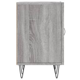 Berkfield Home TV Cabinet Grey Sonoma 150x30x50 cm Engineered Wood - Size: 150 x 30 x 50 cm - thumbnail 7