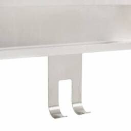 Berkfield Home Hanging Shower Caddy Brushed 304 Stainless Steel in Silver - thumbnail 8