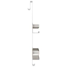 Berkfield Home Hanging Shower Caddy Brushed 304 Stainless Steel in Silver - thumbnail 5