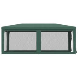 Berkfield Home Party Tent with 6 Mesh Sidewalls Green 3x6 m HDPE - thumbnail 4