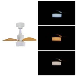 Living and Home Nordic Style 5-Blade Ceiling Fan with Light in White - thumbnail 6