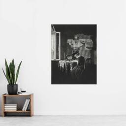 "Artery8 Sun Rays Paula in Berlin Alfred Stieglitz Wall Art Poster Print in Grey - Size: W18"" x H24""" - thumbnail 4
