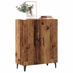 Berkfield Home Sideboard Old Wood 70x34x90 cm Engineered Wood in Brown - Size: 70 x 34 x 90 cm - thumbnail 1