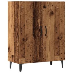 Berkfield Home Sideboard Old Wood 70x34x90 cm Engineered Wood in Brown - Size: 70 x 34 x 90 cm - thumbnail 2