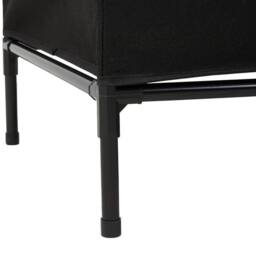 VOGREX Black Heavy Duty Foldable Steel Garment Display Rack - thumbnail 4