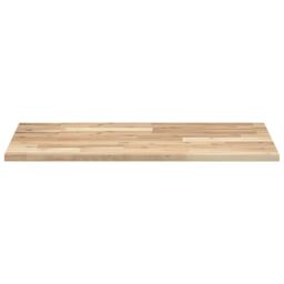 Berkfield Home Desk Top Untreated 80x50x2 cm Solid Wood Acacia in Brown - Size: 80 x 50 x 2 cm - thumbnail 3