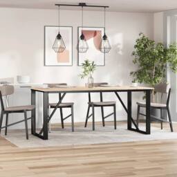 Berkfield Home Table Tops 4 pcs 90x45x1.7 cm Rectangular Solid Wood Pine in Natural - thumbnail 4