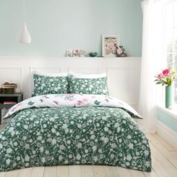 GAVENO CAVAILIA Delsie Printed Duvet Cover in Pink - Size: Double - thumbnail 2