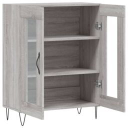 Berkfield Home Sideboard Grey Sonoma 69.5x34x90 cm Engineered Wood - thumbnail 6