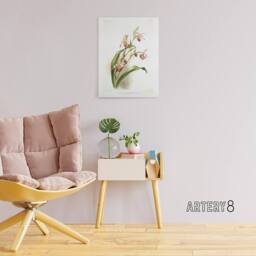"Artery8 Frederick Sander Selenipedium Weidlichianum Orchid Canvas Art Print - Size: W12"" x H16""" - thumbnail 3
