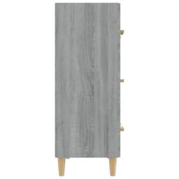 Berkfield Home Sideboard Grey Sonoma 70x34x90 cm Engineered Wood - Size: 70 x 34 x 90 cm - thumbnail 4