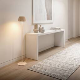 BRILONER LED Floor Lamp Free Standing Warm Light Reading USB-C 8W Dimmer 1240mm in Brown