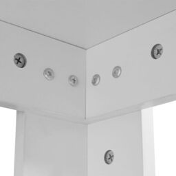 Berkfield Home Dining Table 140x80x75 cm White - Size: 140 x 80 x 75 cm - thumbnail 4